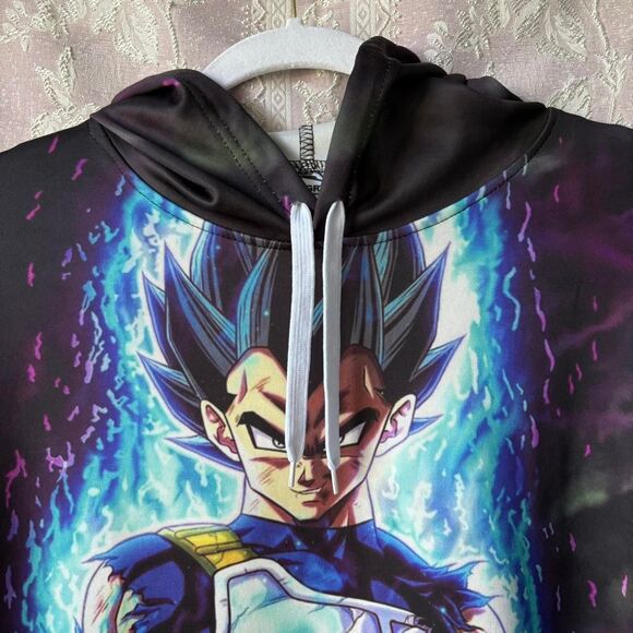 Angry Goldfish Dragon Ball Z multi Hoodie - Picture 1 of 6